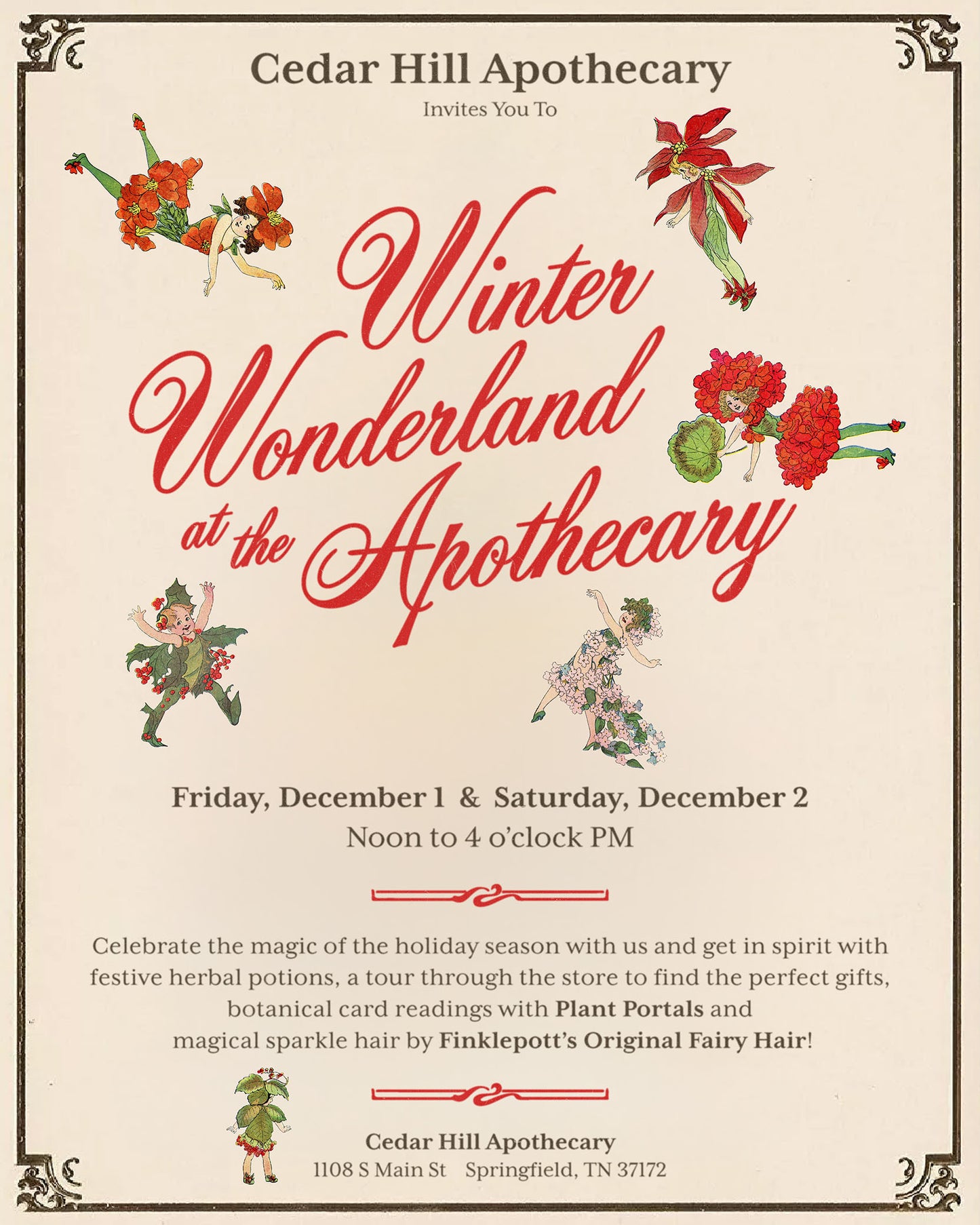 Winter Wonderland at the Apothecary