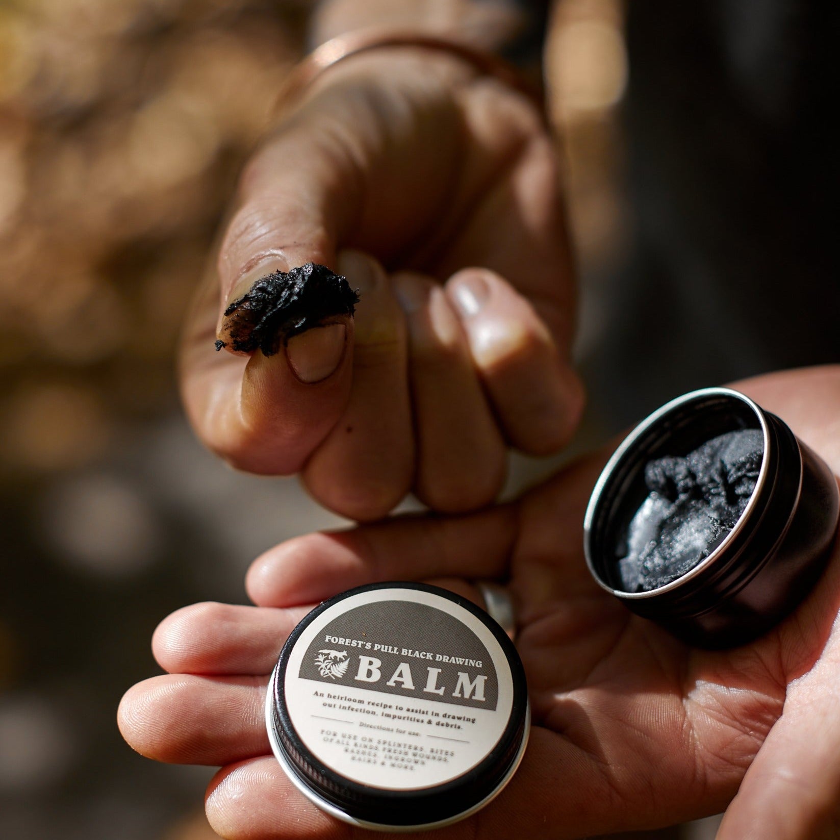 Forest's Pull Black Drawing Salve