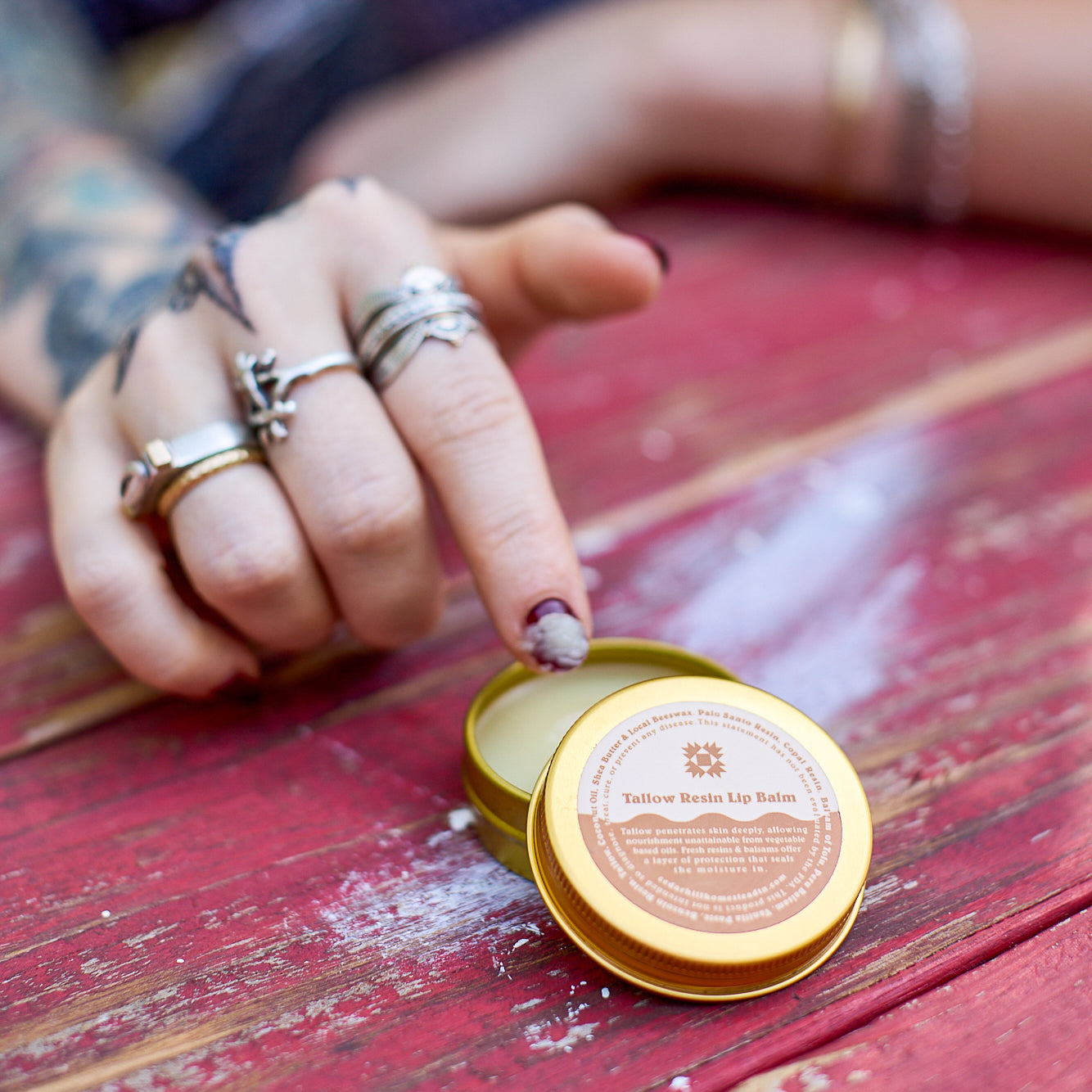 Palo Santo, Copal Lip & Hand Balm