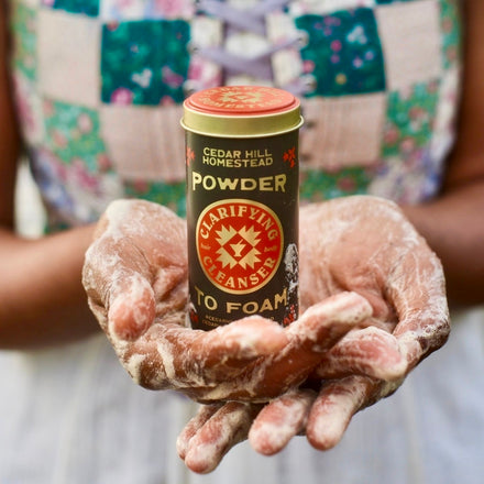 Clarifying Powder to Foam Cleanser – Cedar Hill Homestead