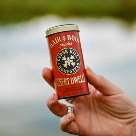 Desert Dweller Dry Shampoo & Body Powder – Cedar Hill Homestead