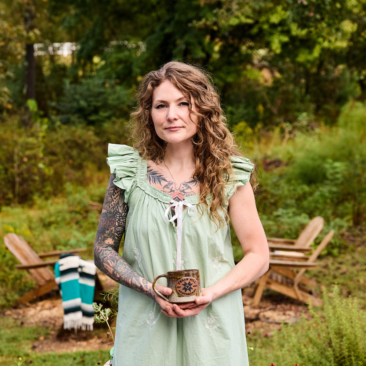 The Margo Nightgown in Seafoam