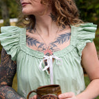 The Margo Nightgown in Seafoam