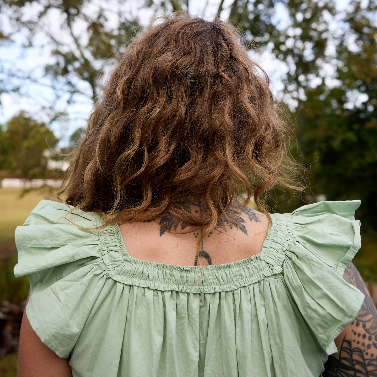 The Margo Nightgown in Seafoam