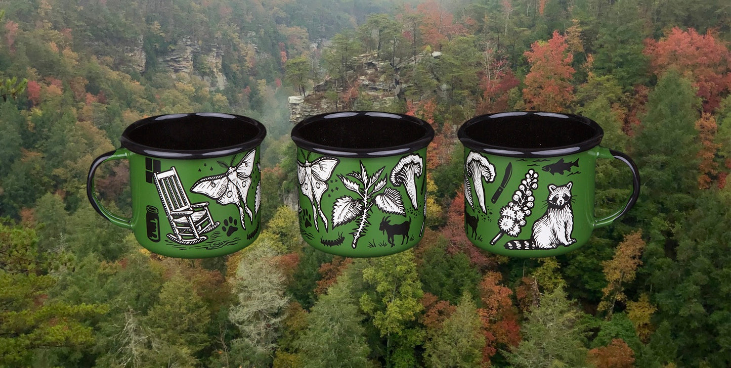 Heart of Appalachia Enamel Mug